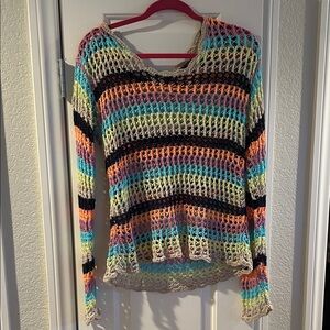 Sperry Colorful Crochet Knit